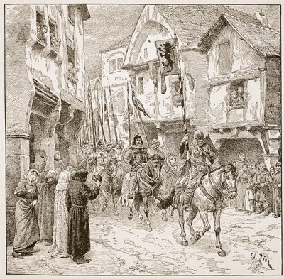 Departure of Duke Robert for the Holy Land, Illustration from 