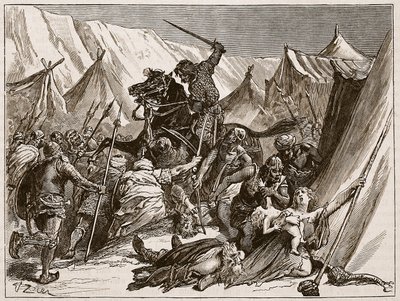 Robert of Normandy Rallying the Crusaders (Illustration from 