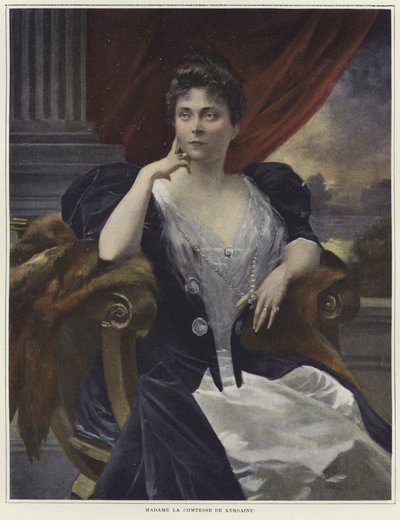 Portrait of Madame la Comtesse de Kersaint by Francois Flameng
