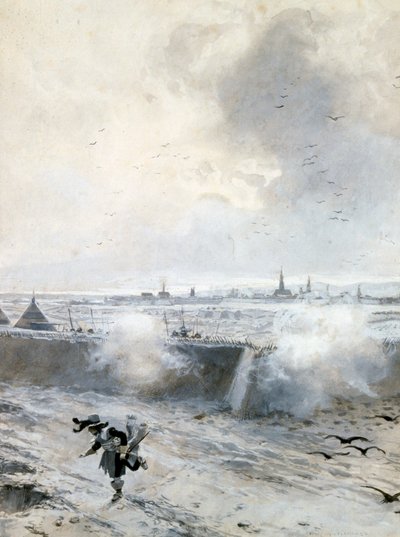 Siege of Arras, under Louis XIII, Thirty Years War by Francois Flameng