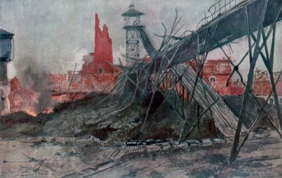 The Mines of Liévin: Calonne Pit, Artois, France, World War I by Francois Flameng