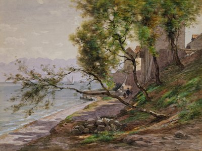 On the Edge of Lake Geneva by Francois Furet