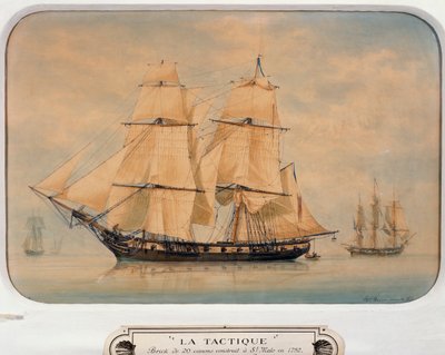 Tactique brig, built in 1792 by Francois Geoffroy Roux