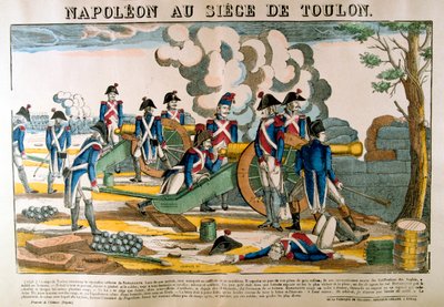 Napoleon at the Siege of Toulon by Francois Georgin