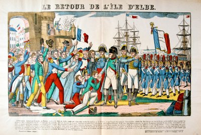 The Return of Napoleon from the Isle of Elba, 26 February 1815, c1835 by Francois Georgin