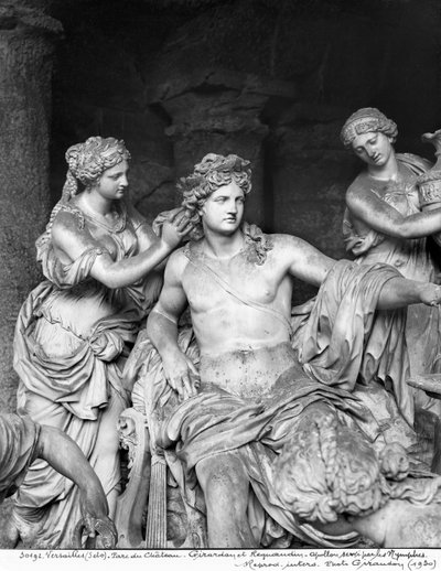 Apollo tended by the nymphs in the grove of the Baths of Apollo, executed with the assistance of Thomas Regnaudin 1666-75 (detail) by Francois Girardon
