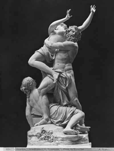 Rape of Proserpina by Pluto (detail) by Francois Girardon