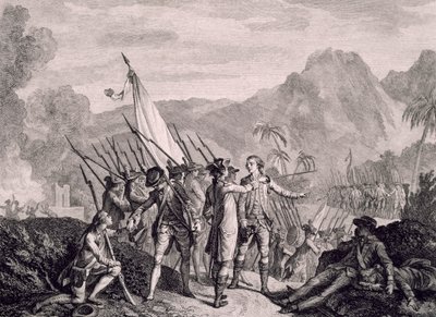 French capture of Tobago by Francois Godefroy