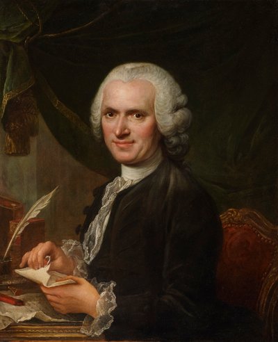 Portrait of Jean-Jacques Rousseau (1712-1778) by Francois Guérin