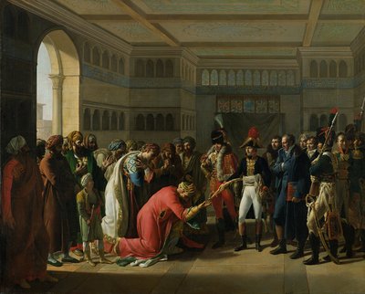 General Bonaparte Giving a Sword to the Military Chief of Alexandria, July 1798, 1808 by Francois Henri Mulard