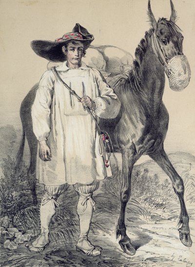 Salt Worker from Batz by Francois Hippolyte Lalaisse