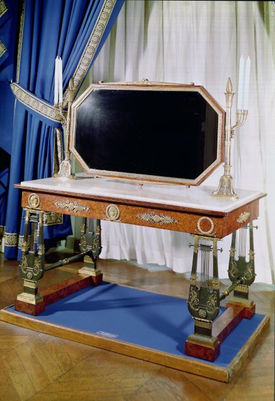 Dressing Table Belonging to Empress Josephine by Francois Honore Georges Jacob Desmalter