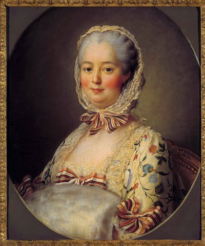 Portrait of Jeanne Antoinette Poisson, Marquise of Pompadour by Francois Hubert Drouais