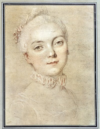 Portrait of Jeanne Becu, Countess of Barry (1743-1793) by Francois Hubert Drouais