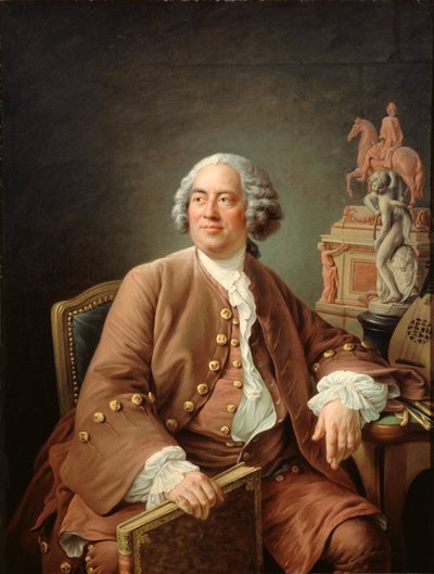 Portrait of the Architect Edmé Bouchardon by Francois Hubert Drouais