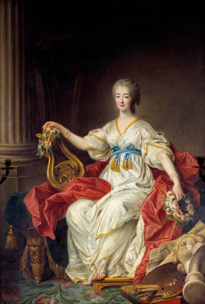 Portrait of the Countess Jeanne du Barry by Francois Hubert Drouais