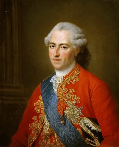 Portrait of King Louis XV by Francois Hubert Drouais