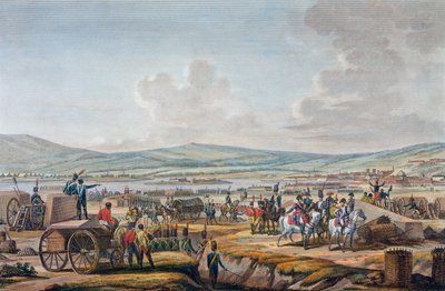 Napoleon Visiting the Siege Works at Danzig Led by Marshal Lefebvre, 9th May 1807 by Francois Jacques Dequevauviller