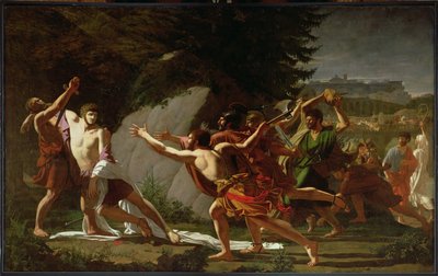 Death of Caius Gracchus by Francois Jean Baptiste Topino Lebrun