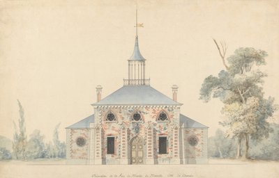An Elevation for the Projected Mill at Méreville by Francois Joseph Belanger