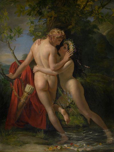 The Nymph Salmacis and Hermaphrodite by Francois Joseph Navez