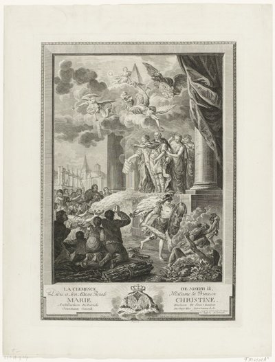 The Clemency of Joseph II, Engraved by Mathias de Sallieth by Francois Joseph Pfeiffer