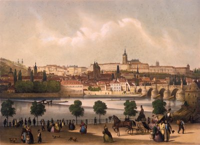 View of the Little Quarter and Prague Castle Hradcany by Francois Joseph Sandmann