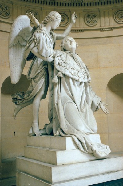 The Apotheosis of Louis XVI (1754-93), also called Louis XVI held by an angel, 1825 by Francois Joseph Bosio
