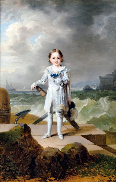 Portrait of Napoleon-Louis Bonaparte by Francois Josephe Kinson