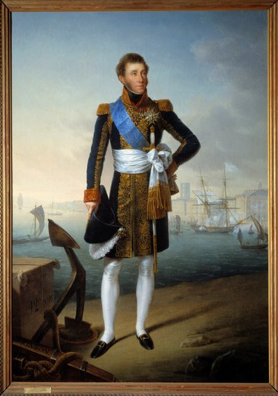 Portrait en pied de Louis Antoine d