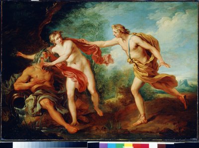 Apollo and Daphne with her father the river god Peneus by François Lemoyne
