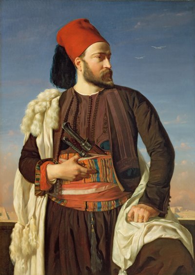 Portrait of Leconte de Floris in the Uniform of the Egyptian Army, 1840 by Francois Leon Benouville