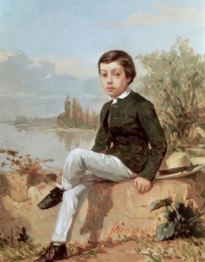 Portrait of Jacques Larguier (1844–1907) by Francois Louis David Bocion