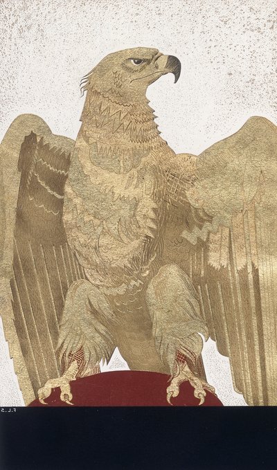 An imperial eagle by Francois Louis Schmied