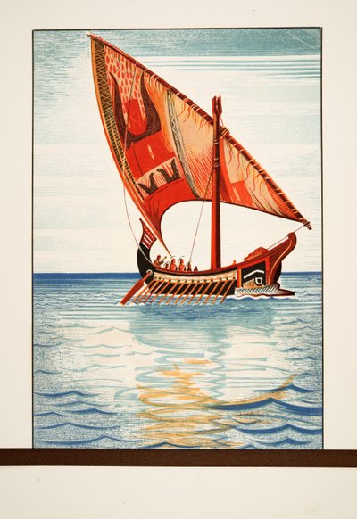Argonauts, from Prometheus Bound by Aeschylus, pub. 1941 by Francois Louis Schmied