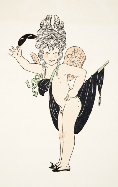Cherub from Personages de Comedie by Francois Louis Schmied