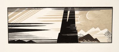Graphic illustration from Prometheus Bound by Aeschylus, pub. 1941 by Francois Louis Schmied