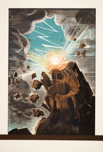 Illustration from Prometheus Bound by Aeschylus, pub. 1941 by Francois Louis Schmied