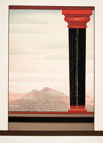 Illustration from Prometheus Bound by Aeschylus, pub. 1941 by Francois Louis Schmied