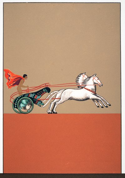 Man and Chariot, Illustration from Prometheus Bound by Francois Louis Schmied