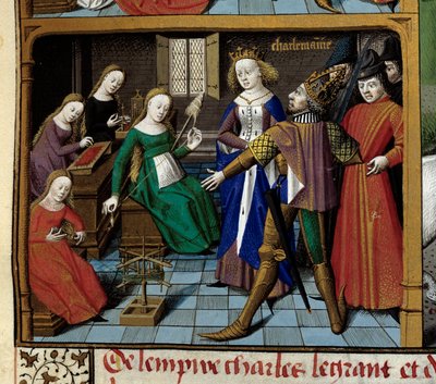 Scenes from the Life of Charlemagne (742-814) King of the Franks by Maître François