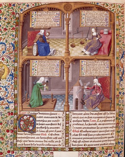 The Four Cardinal Virtues: Prudence, Strength, Continence and Justice by Maître François