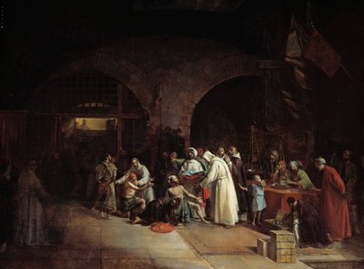 French Colonization of Algeria: Redemption of Prisoners in the Prisons of Algiers by Francois Marius Granet