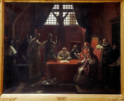 Interrogation of Savonarola by Francois Marius Granet