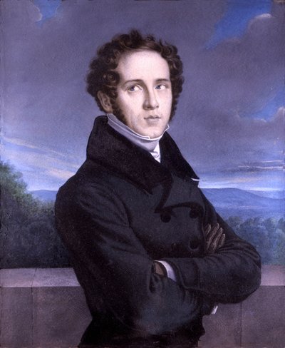 Portrait of Vincenzo Bellini by Francois Millet