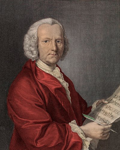 Portrait of Willem by Fesch, engraving by François La Cave by Francois Morellon la Cave