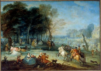 The Bezons Pique Nique Champetre Fair in the Vicinity of Paris by Francois Octavien