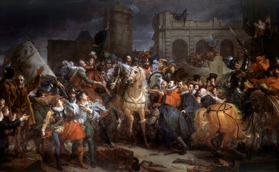 Entry of Henri IV in Paris, 22 March 1594 by Baron François Pascal Simon Gérard