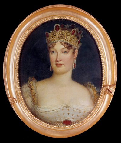Medallion portrait of Empress Marie-Louise by Baron François Pascal Simon Gérard