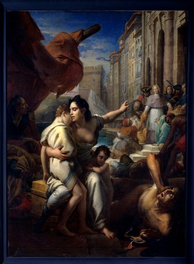 Monsignor of Belsunce during the plague of Marseille by Baron François Pascal Simon Gérard